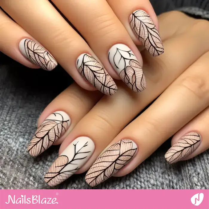 Fall Leaves Nails | Seasonal - NB1189